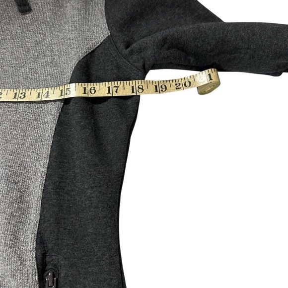 PACT ORGANIC ZIP FRONT GREY BLACK HOODIE SIZE MEDIUM - Picture 11 of 14